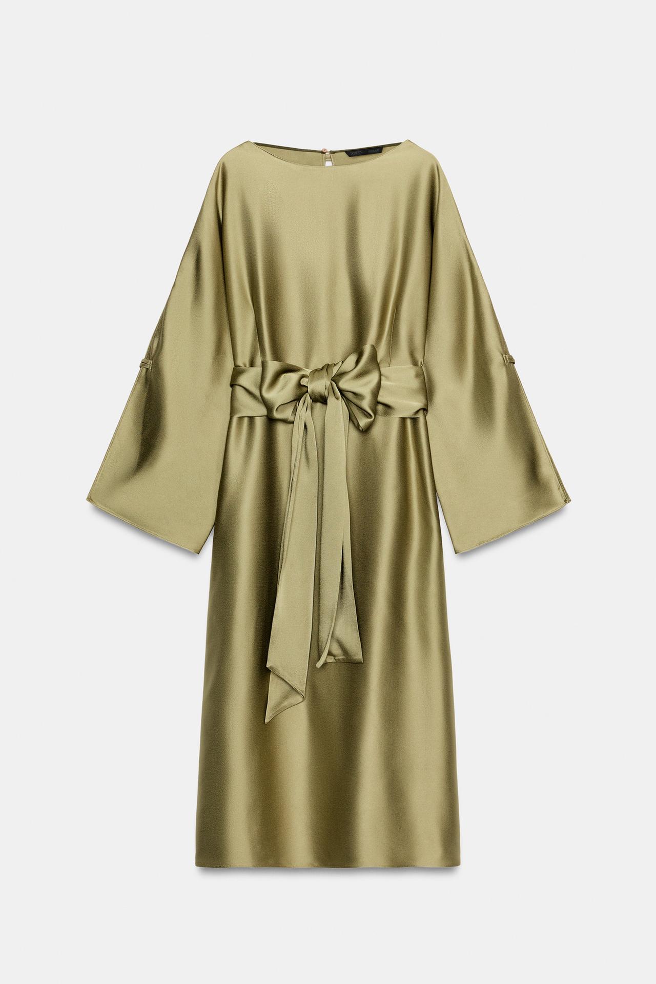 ZW COLLECTION SATIN MIDI DRESS